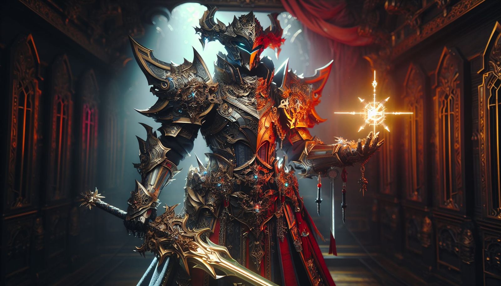 Epic Armor Hero as Fine-Art Photography