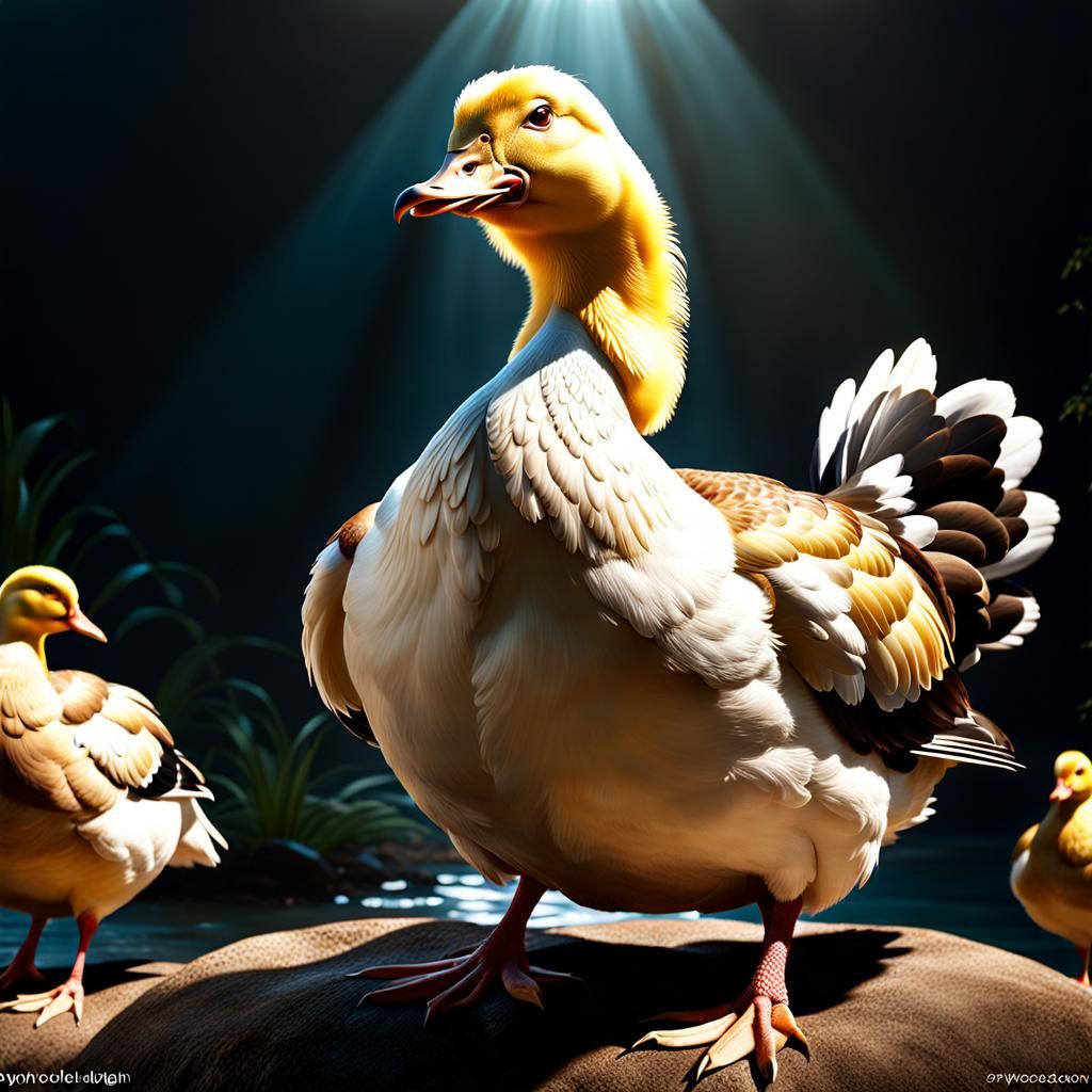 Photorealistic Living Turducken Hybrid Concept Art