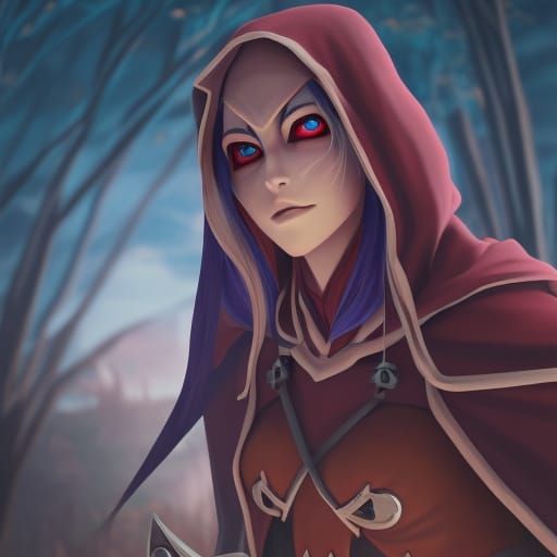 Sylvanas Windrunner as Anime Fan in Ghibli Style