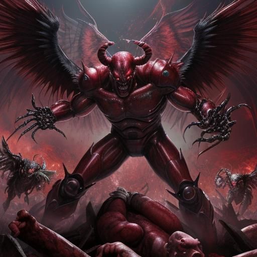 Demonic Meat Angels vs Cyber Demons