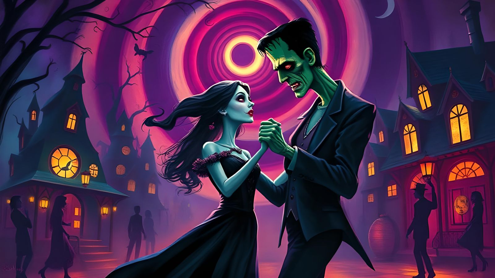 Gothic Vampire and Monster Waltz in Halloween Town