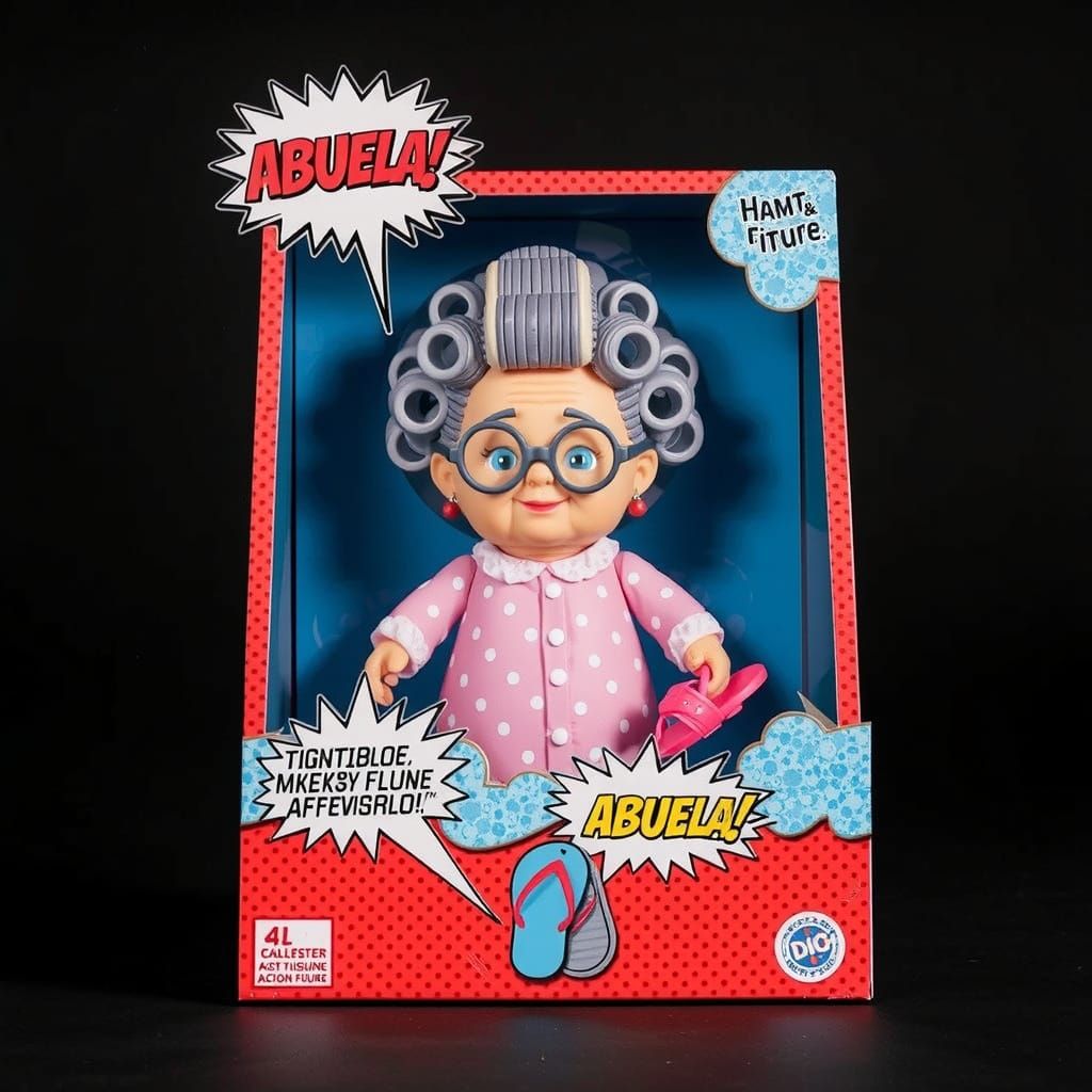Action Figure Box Portrait of Loving Abuela