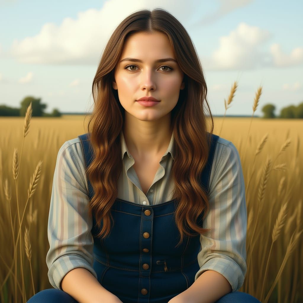 Woman with Light Hair in Classroom