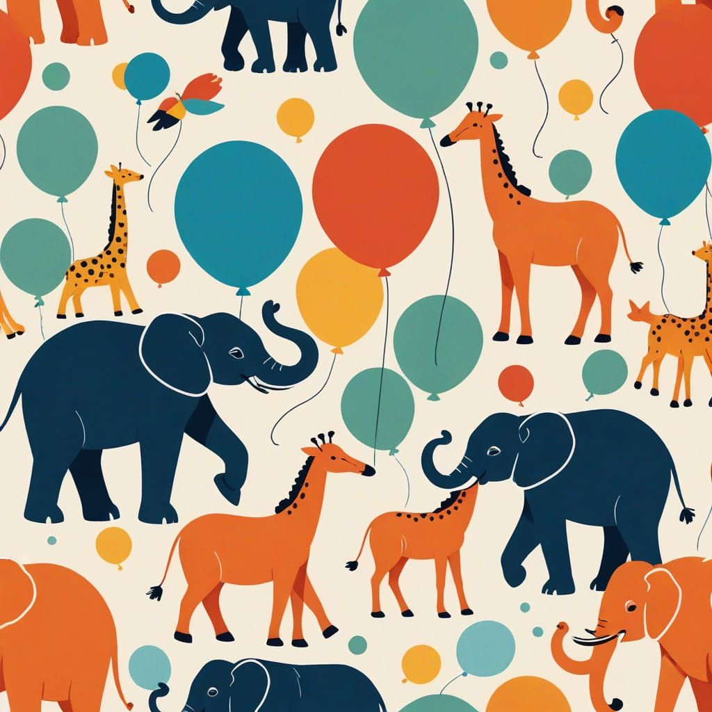 A flat, hand-drawn style digital illustration of a playful a...