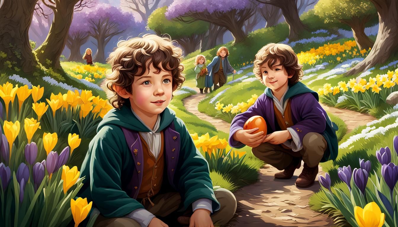 Hobbit Egg Hunt Fun