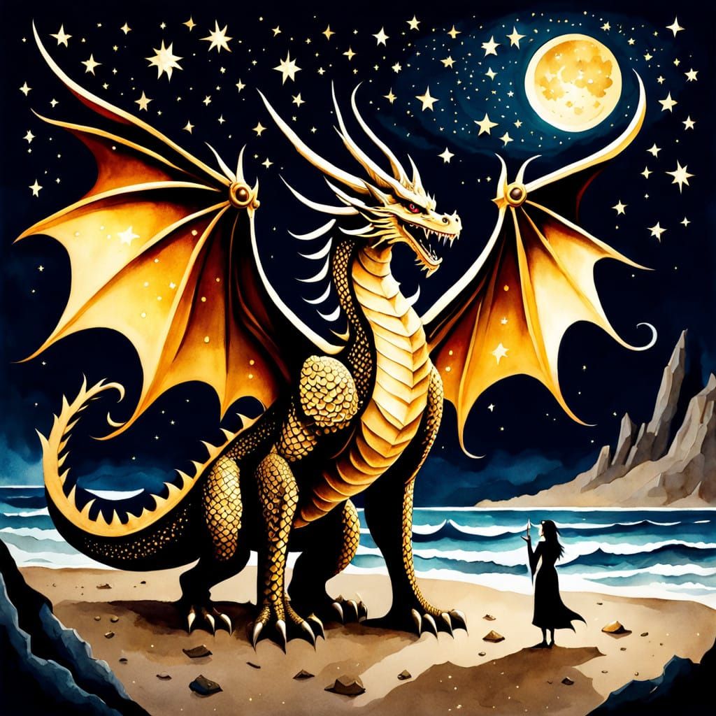 Dragon Goddess of the Golden Moon