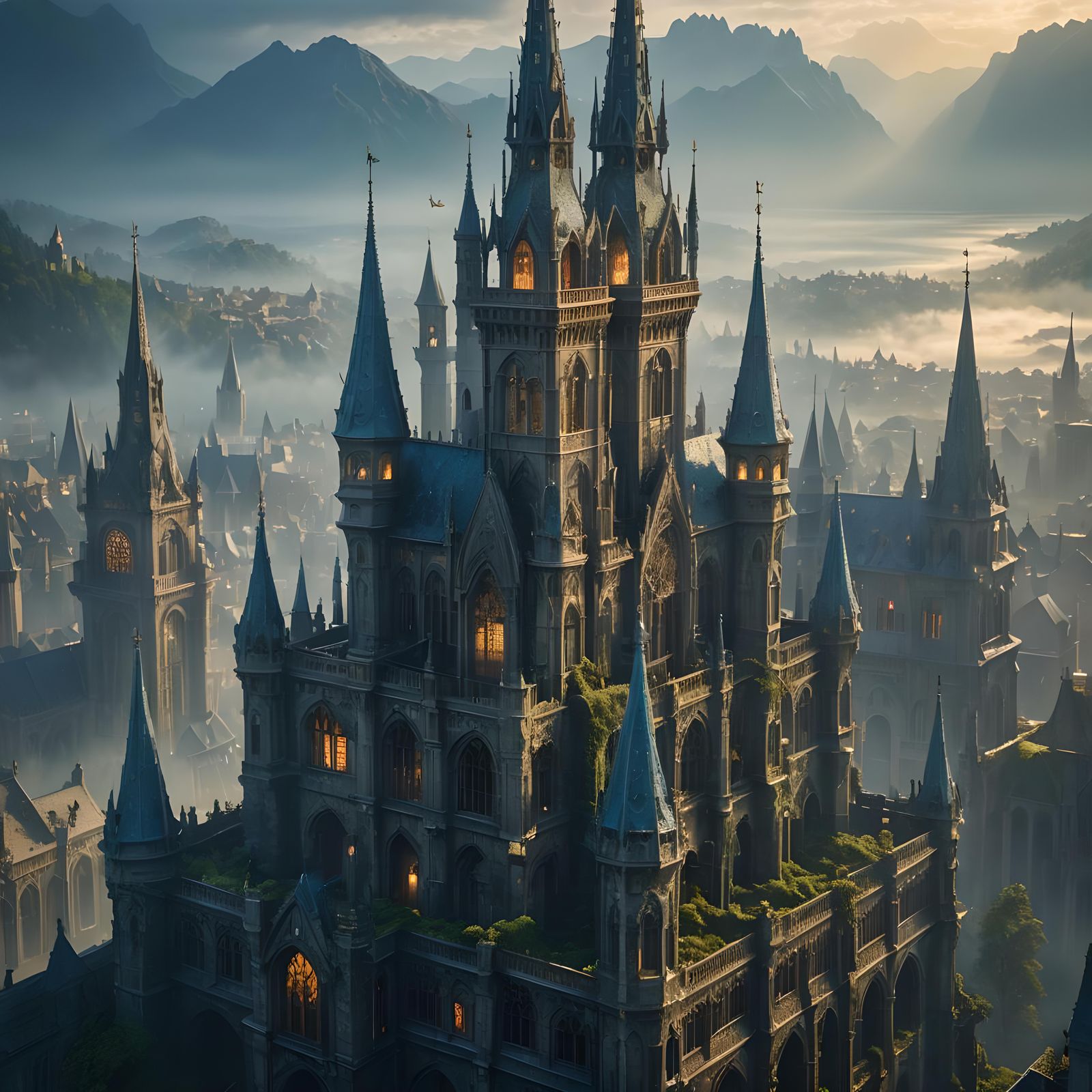 Neo-Gothic Orzhov Palace Concept Art