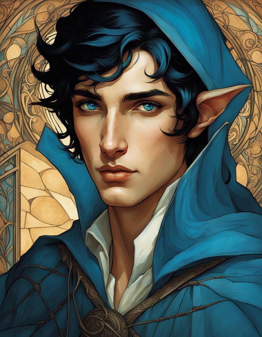 Stellion, wood elf sorcerer