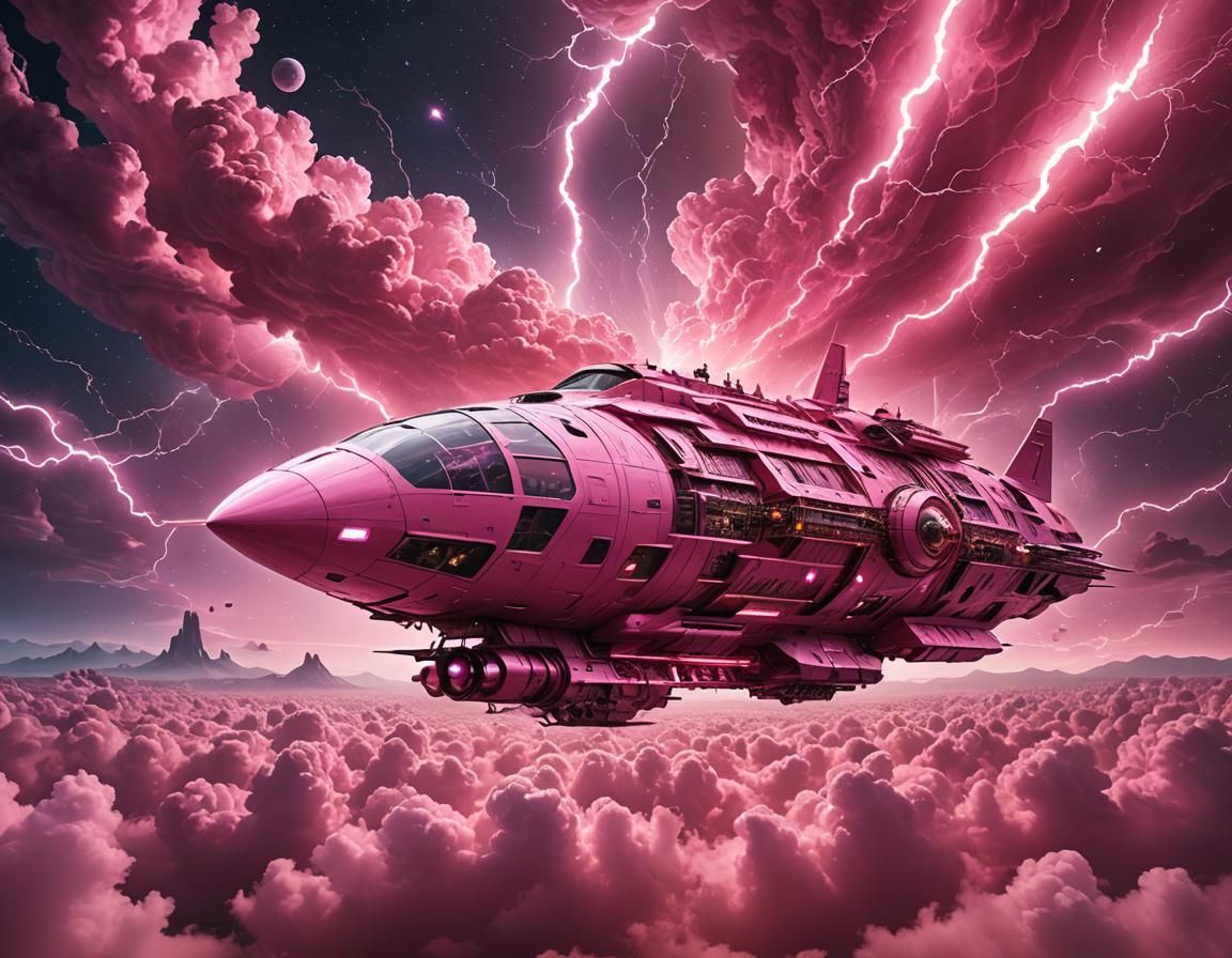 Pink Spaceship