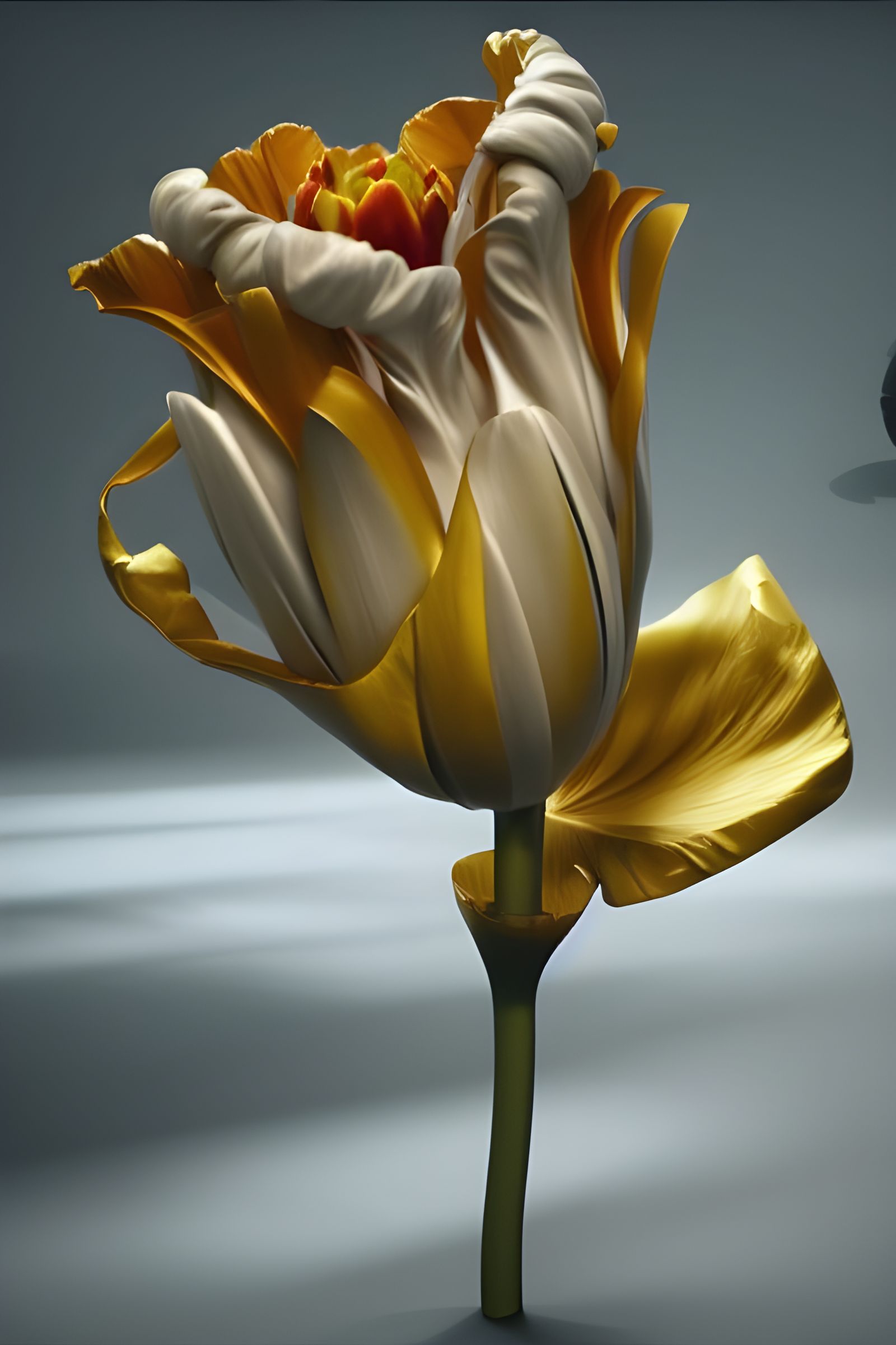 Hyperrealistic Tulip Mania in Rich Colors