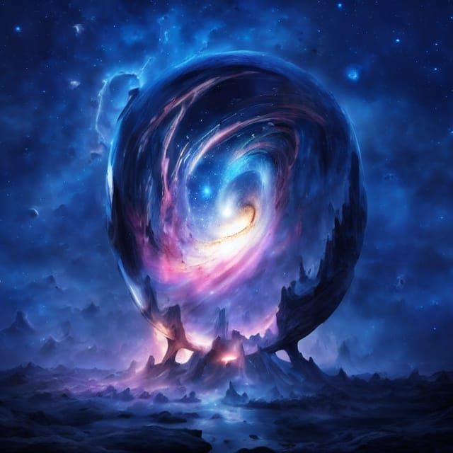 Colossal Stardust Wonder in Vibrant Cosmos