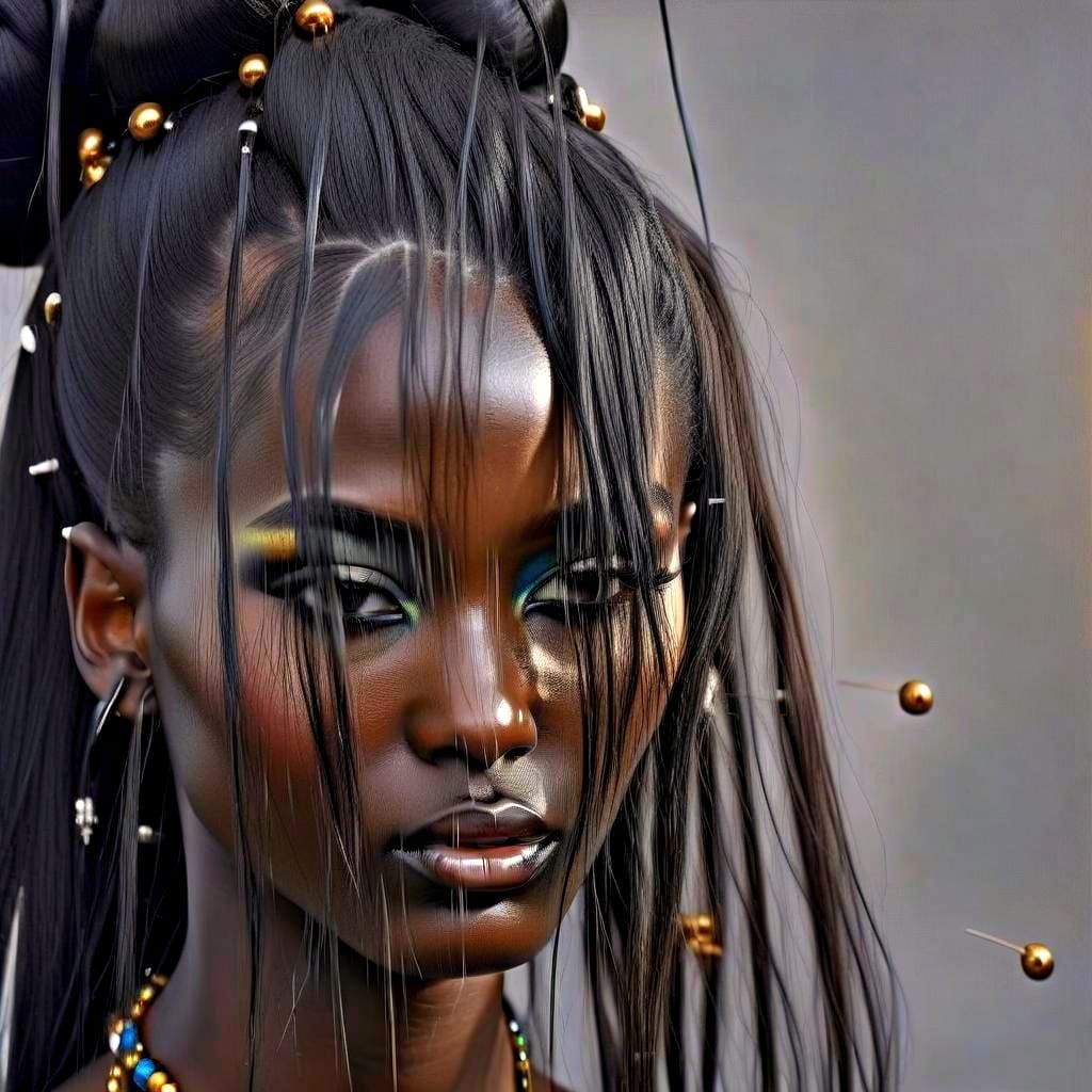 Vibrant Beauty with Realistic Skin Details