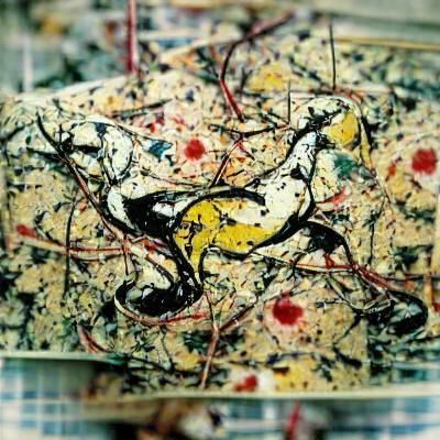Abstract Expressionism Inspired by Jackson Pollock