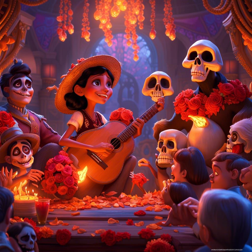 Coco's Land of the Dead: A Disney Pixar Concept