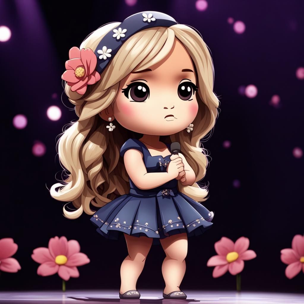 Chibi Carrie Underwood Performs 'Flowers'