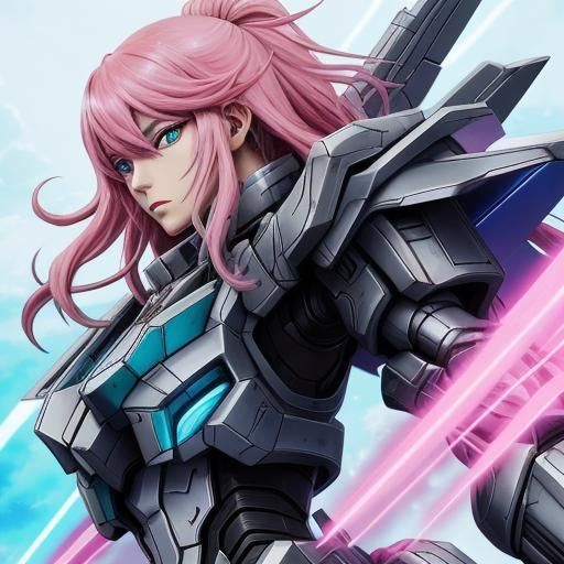 Ichika Nakano as G1 Bruticus Robot in Anime Style