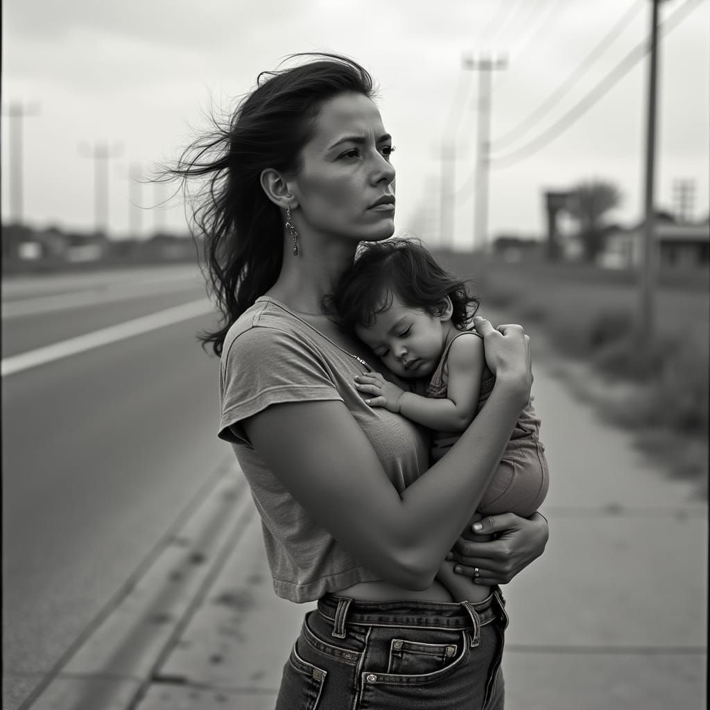 Modern Mother: A Documentary-Style Portrait of Resilience