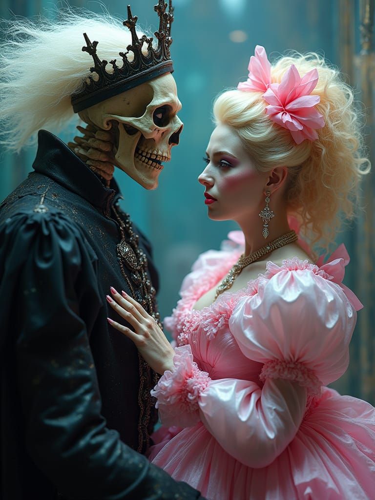 Ethereal Ghost King Longingly Gazes at Trapped Bride in Vict...