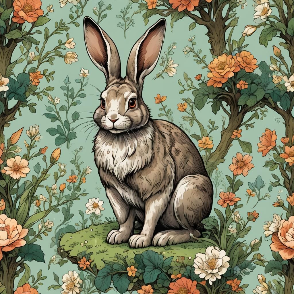 Enchanting Fantasy Rabbit Image