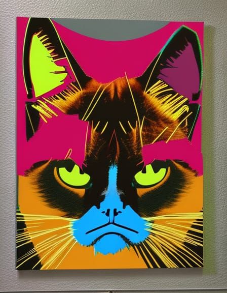 "Grumpitude in Serigraphy Style". V2