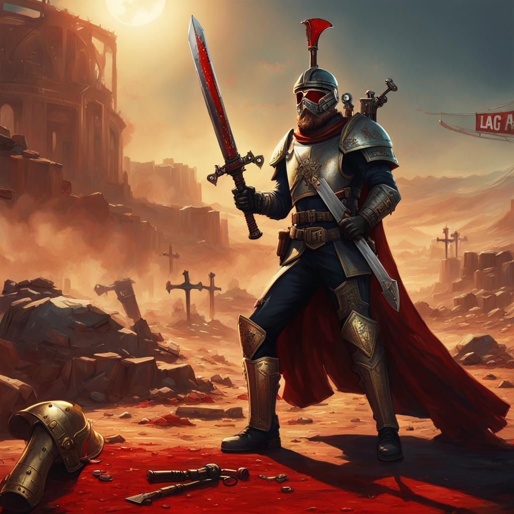 Lanius Victorious After Battle in Fallout: New Vegas