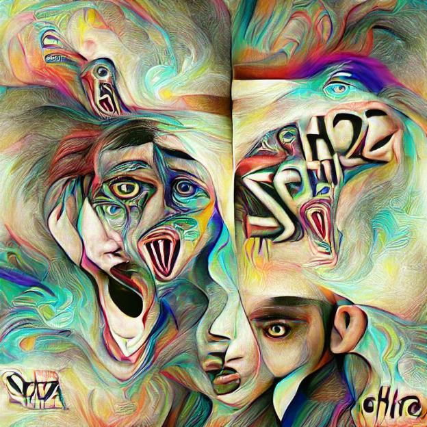 AI Generated Image of Schizophrenia