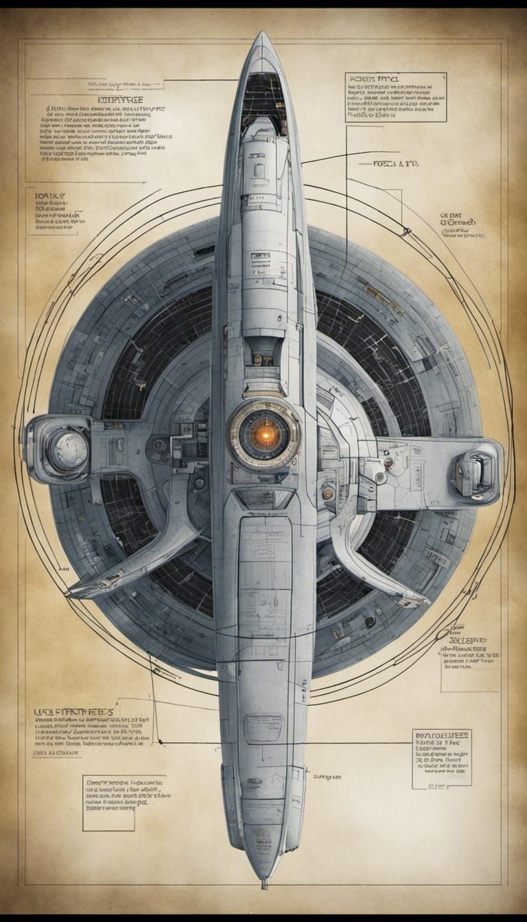 USS Enterprise Schematic: Concept Art