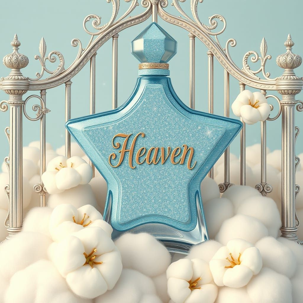 Heaven Perfume Bottle in Victorian Style