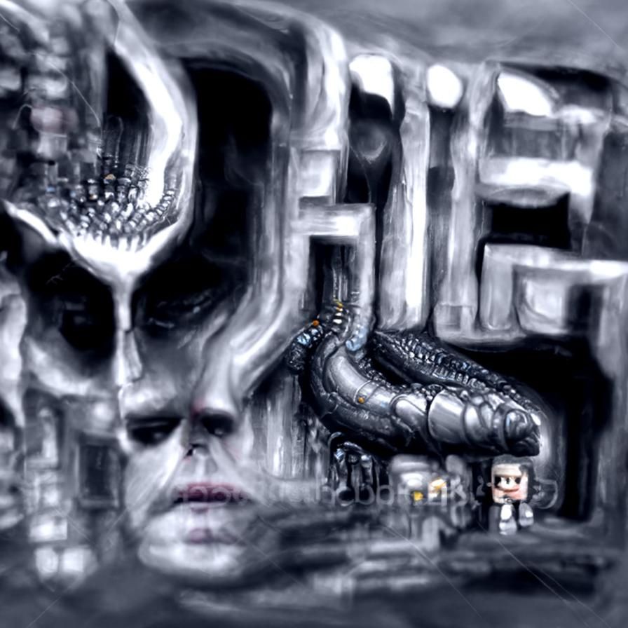 Eldritch Sci-Fi Horror in Pixel Art Style
