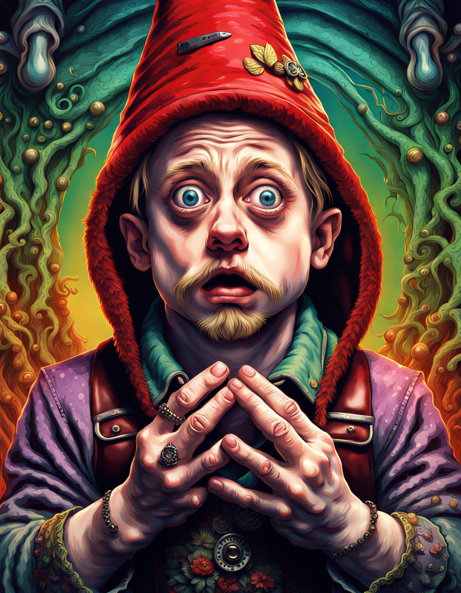Macaulay Culkin in Gnome Alone.