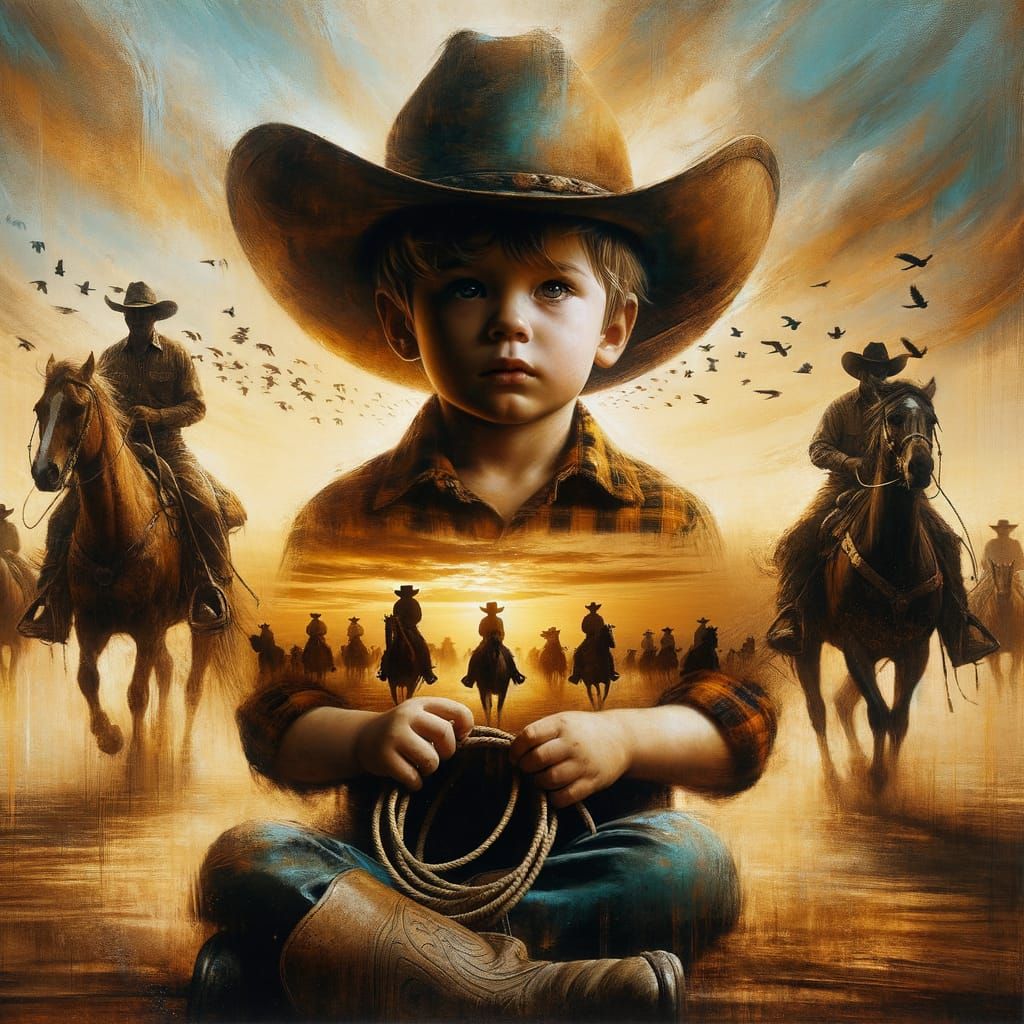 Westward Spirit in Oil Painting