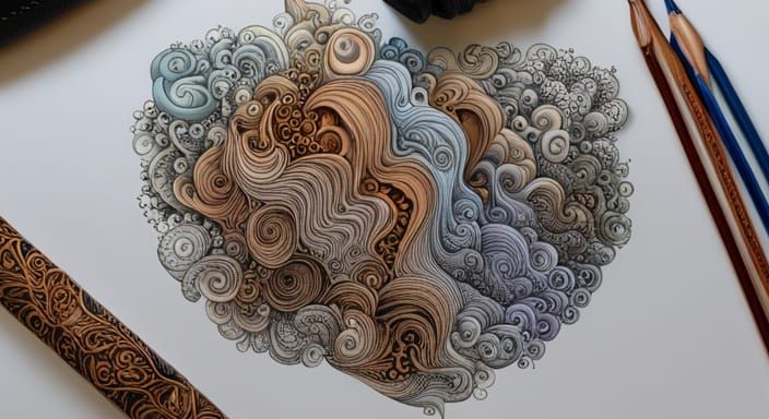 Gondwana Flora and Fauna with Fractal Elements