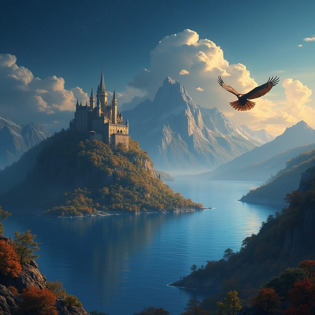 Surreal Dreamscapes in Golden Light