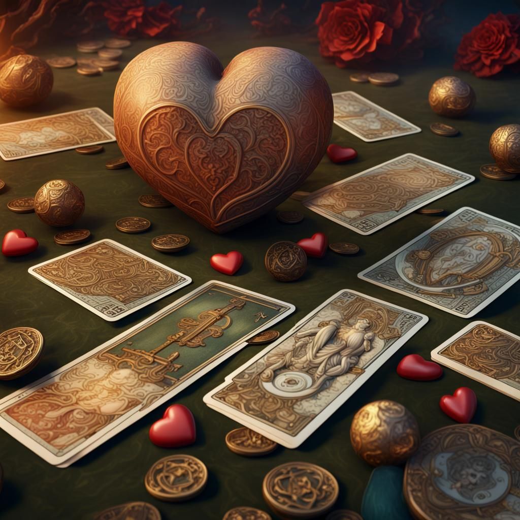 Tarot Cards Depicting Wealth and Health