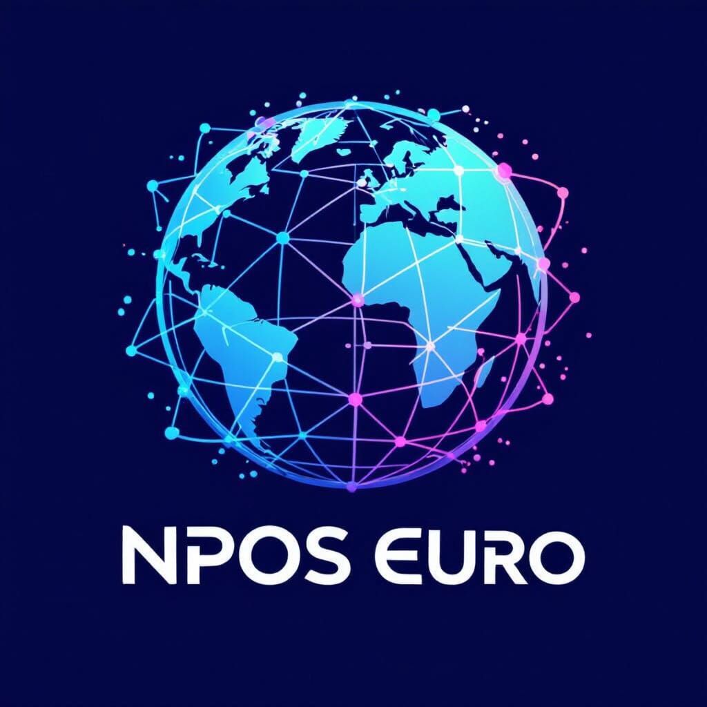 NPOS EURo Digital Marketing Logo in Vector Style