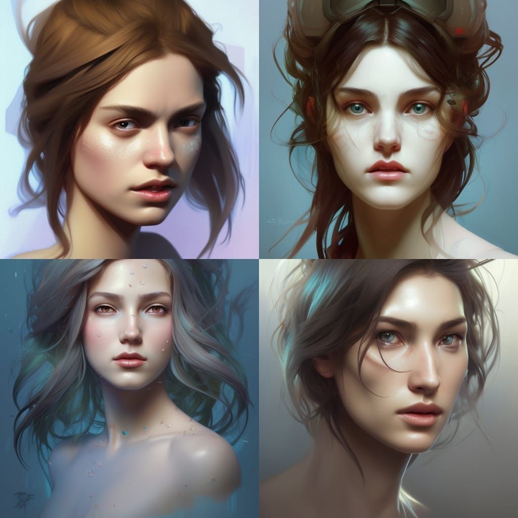 Detailed Portrait in Dynamic Lighting