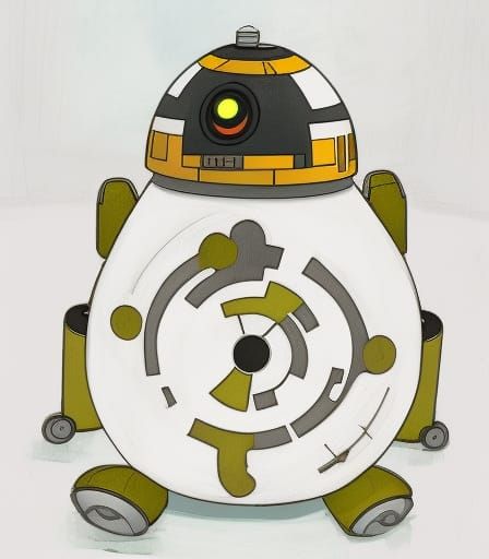 Chubby BB8 Robot with Wheels