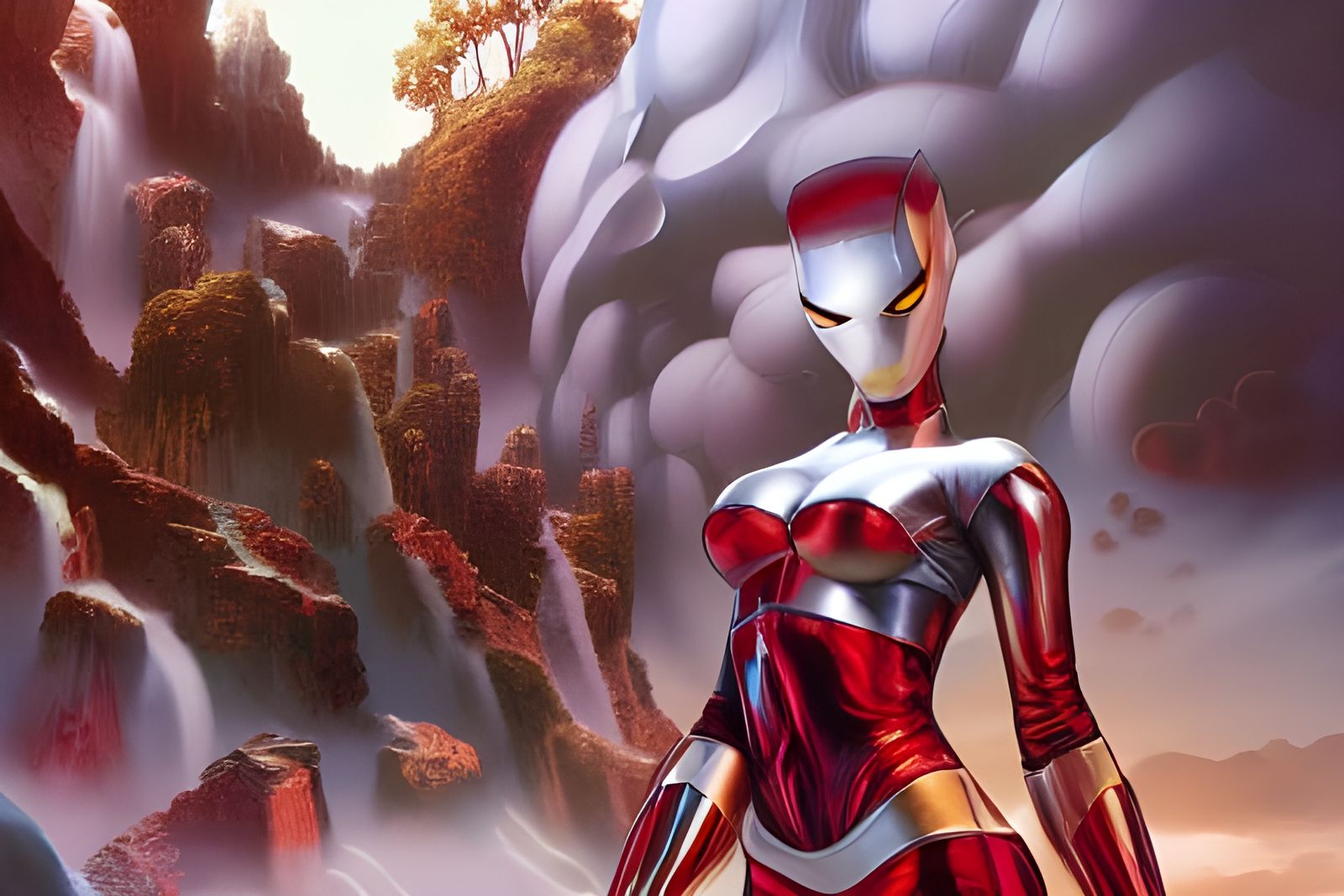 Suggestive Comic Art in Photorealistic Style