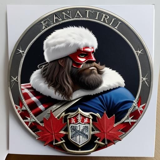 Satirical Medieval Ice Curling Voyageur Photograph