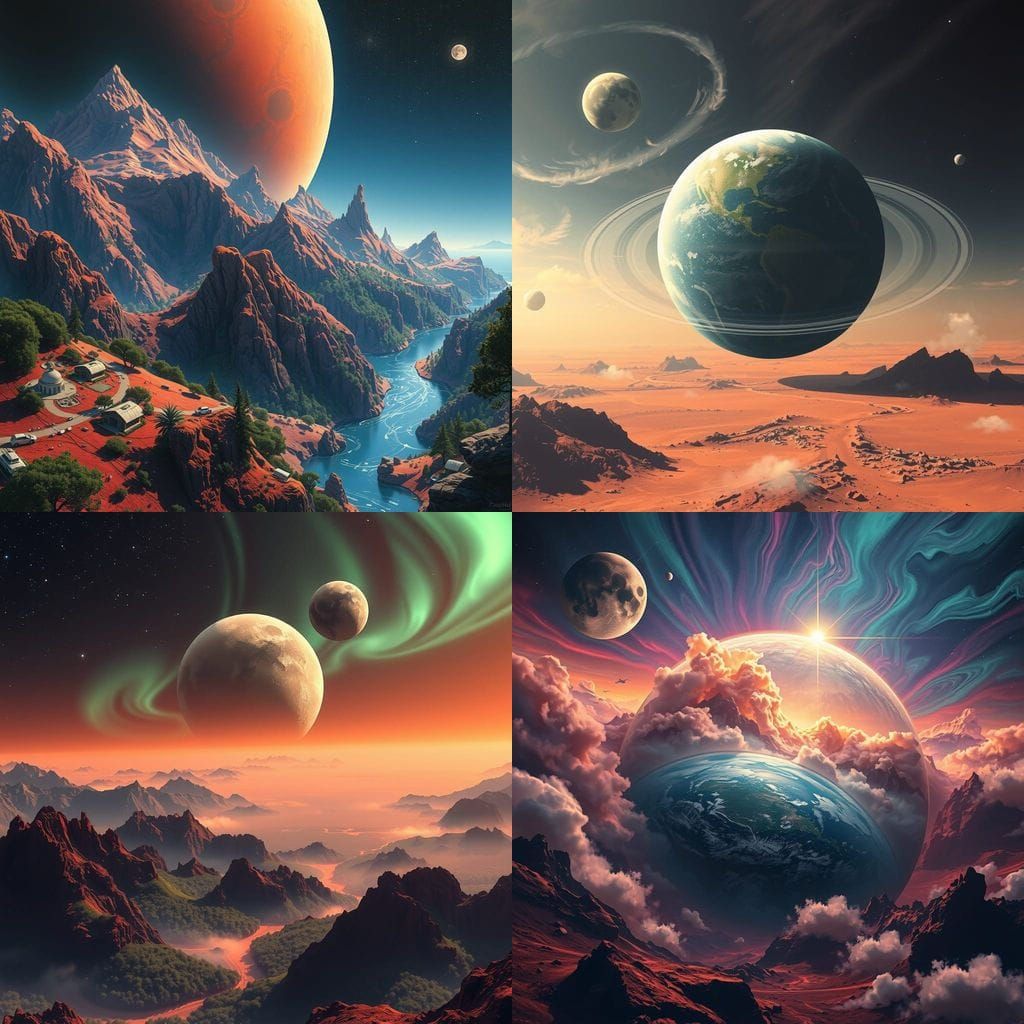 Cosmic Terraforming in a Distant Galaxy