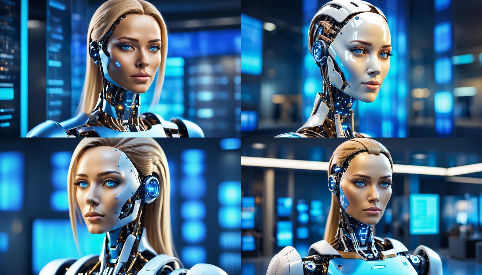 Hyperrealistic Female Humanoid Robot in 4K