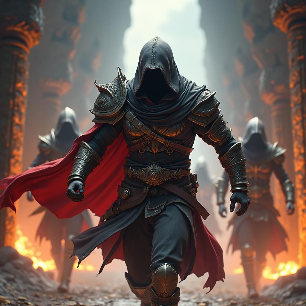 Assassins ransacking Troy