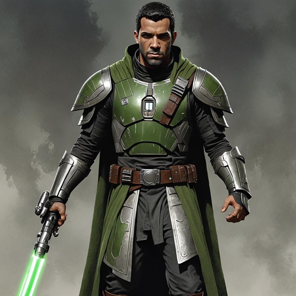 Jedi Guardian Colossus with Dual Lightsabers