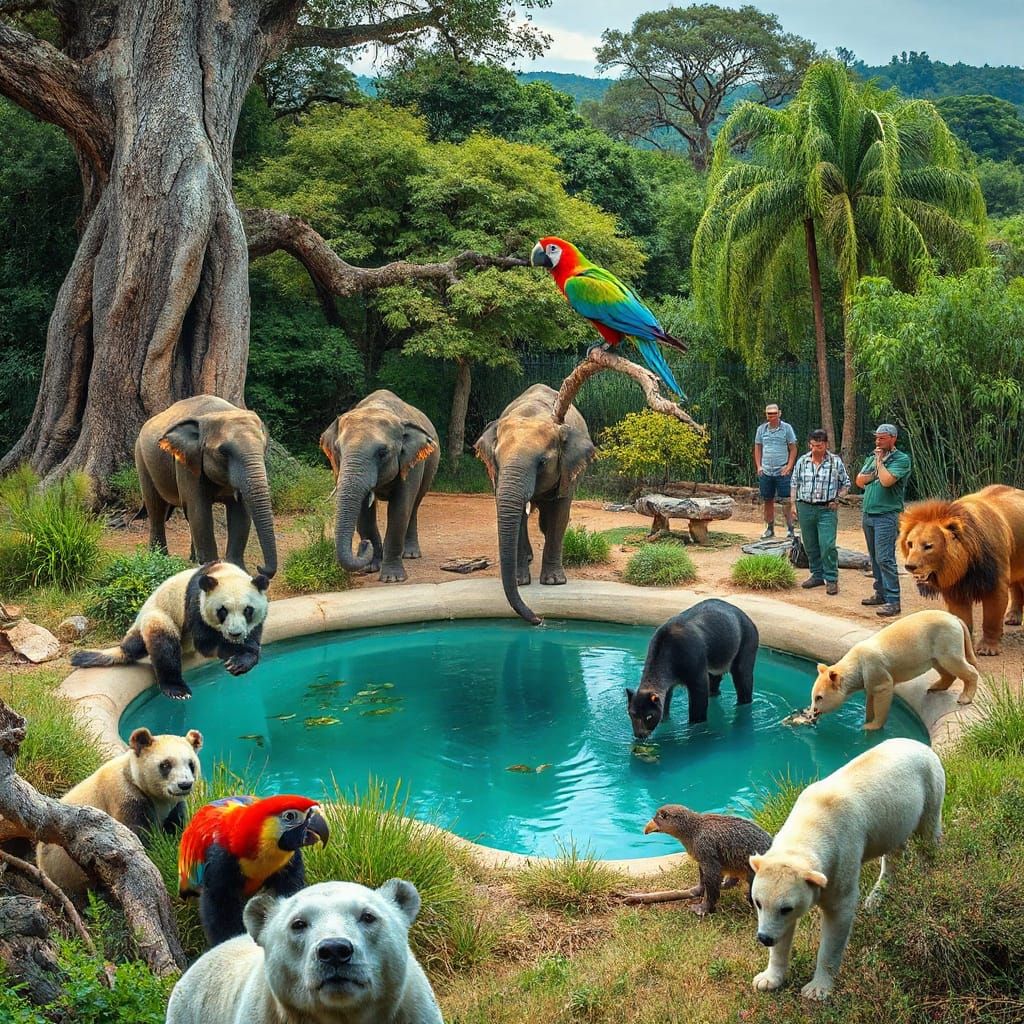 Thriving Wildlife in Protected Sanctuary: Documentary Photog...