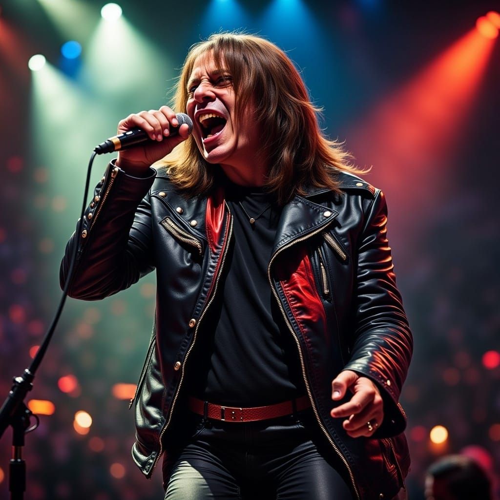 Ozzy Osbourne Concert in Birmingham: Pop Art Style