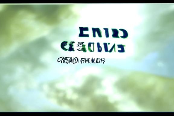 AI-Generated End Credits: Realistic Incoherence