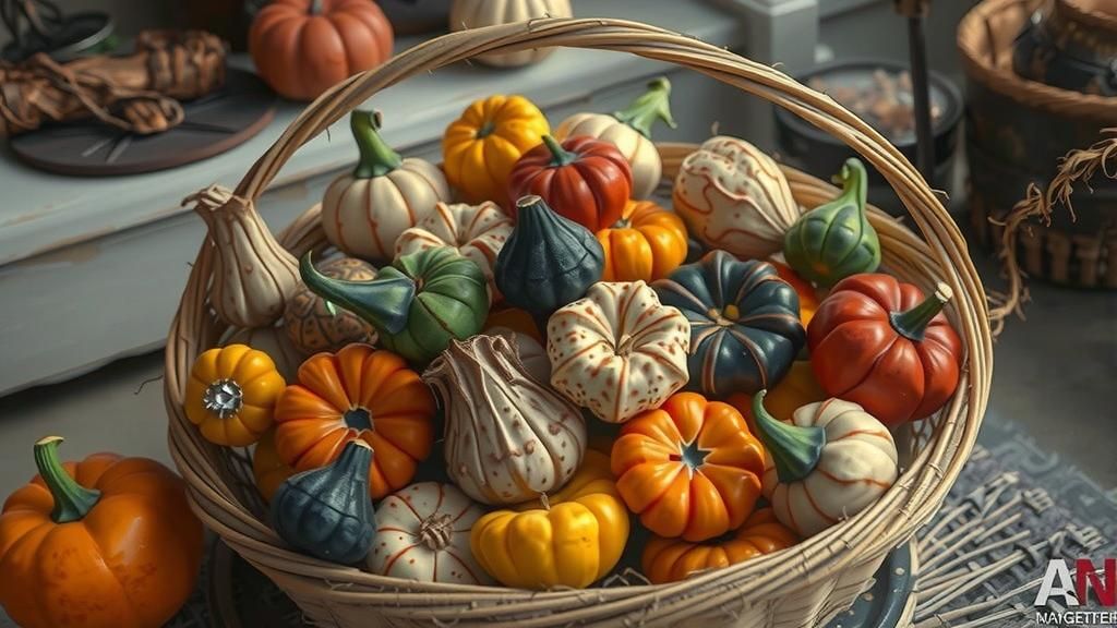 Mystical Gourds in Dark Fantasy Style