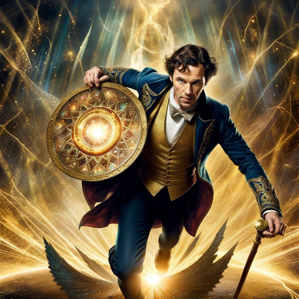 Powerful Mage Projects Mystic Energy Shield