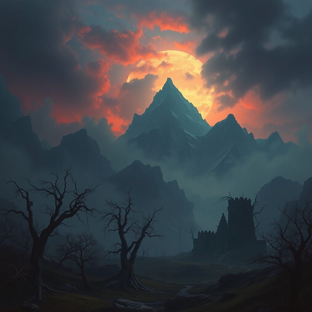 Dark Fantasy Realm of Twisted Majesty