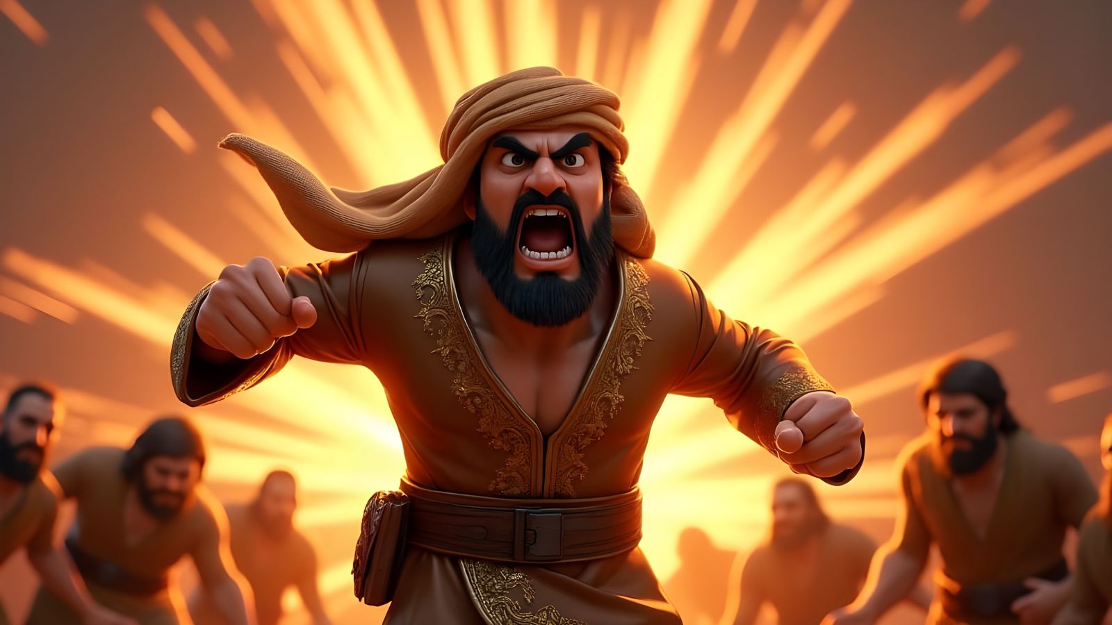 Furious Abu: A Disney-Pixar Style 3D Animation